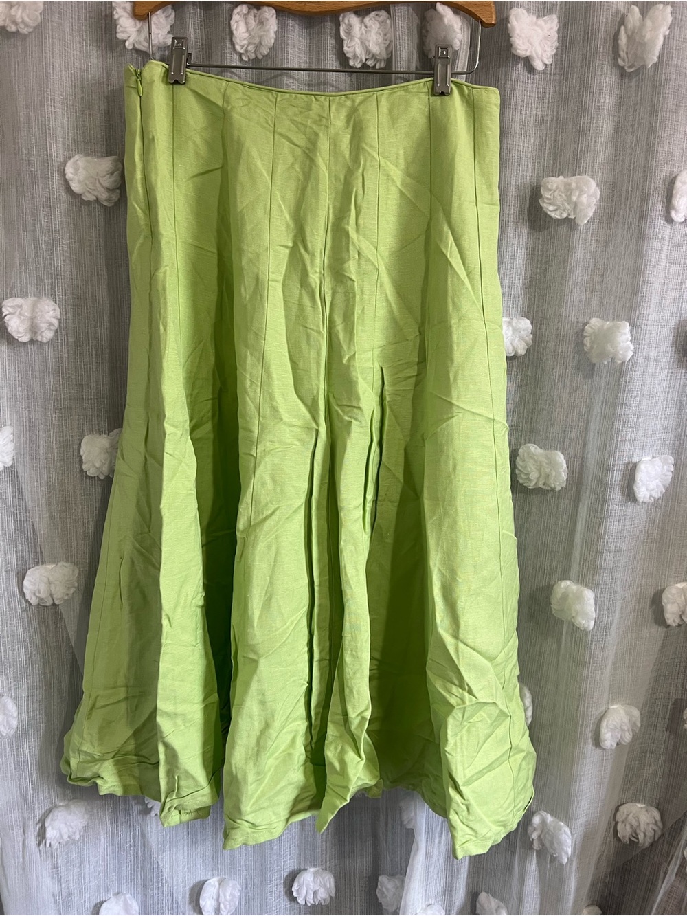 Appraisal Lime Green Women's Midi Skirt - Picture 2 of 7